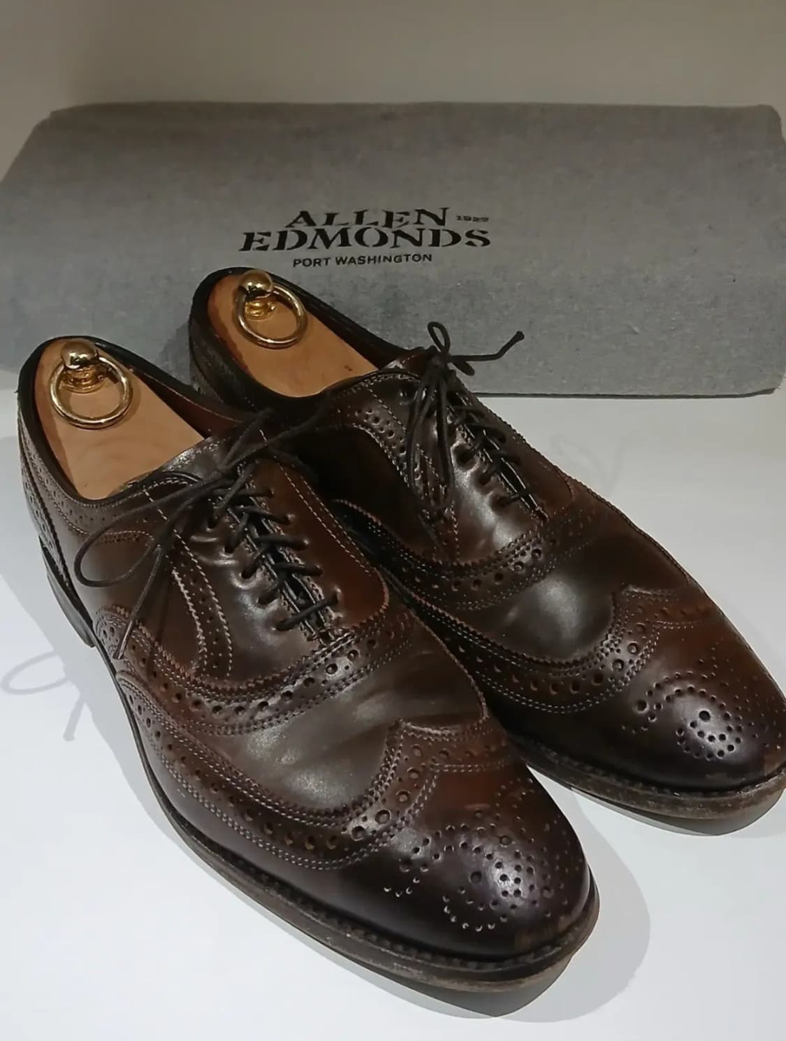 [판매]Allen Edmonds 알렌 에드먼즈 캠브리지 쉘코도반 윙팁 9 상품이미지7
