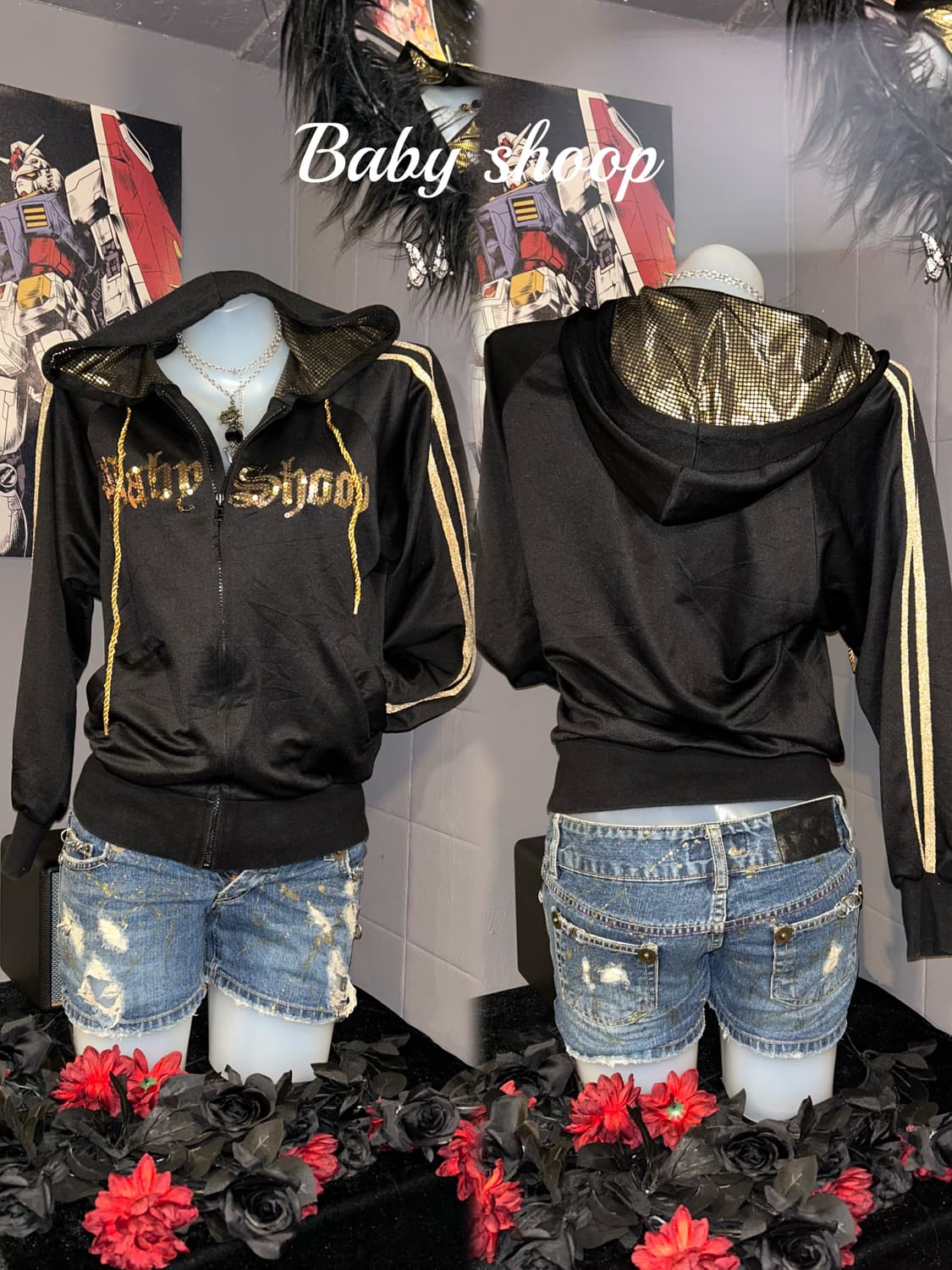 baby shoop 베이비숩 후드집업 갸루y2k 상품이미지2