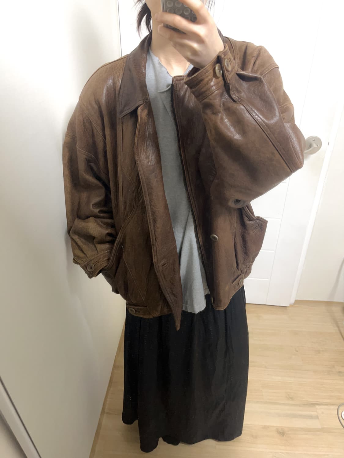 빈티지 레더자켓 상품이미지4