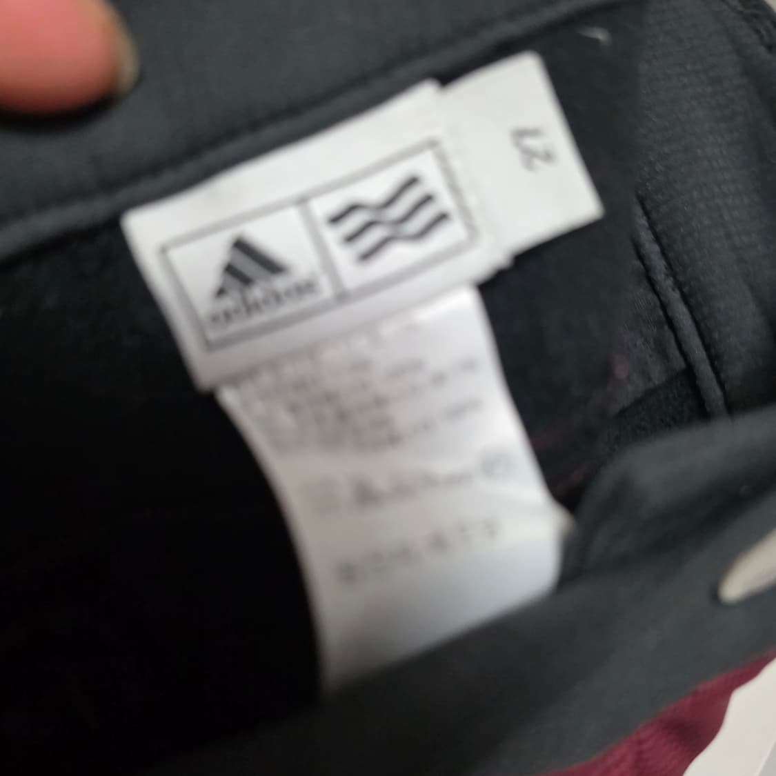 아디다스 버건디 여성 골프 바지 상품이미지6