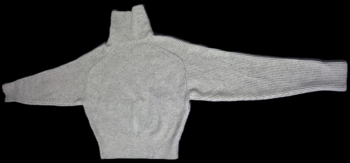 무신사스탠다드 램스울 니트 하프 집업 XS 상품이미지3