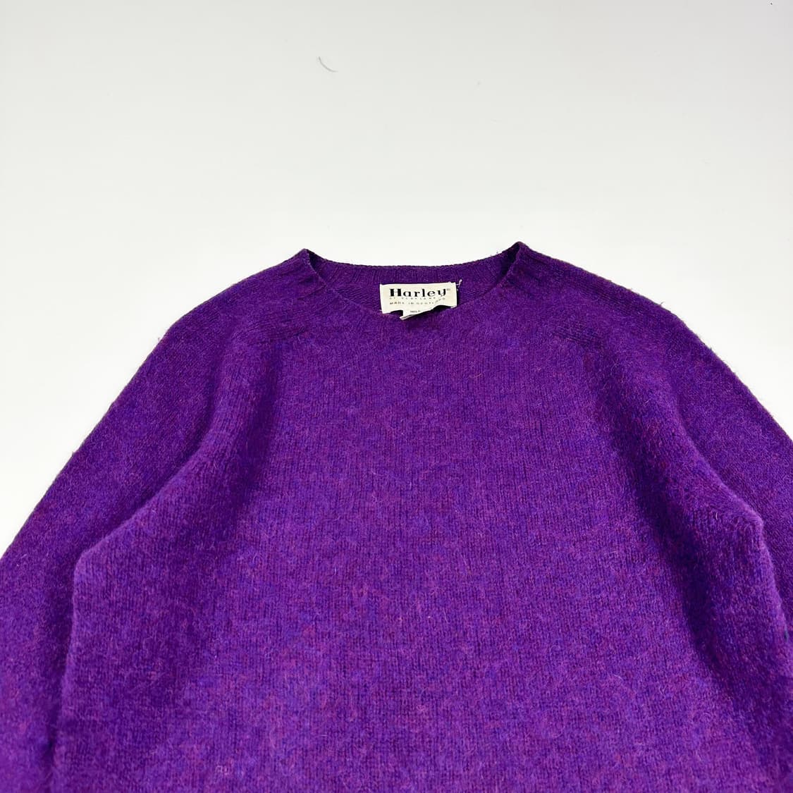 VTG 빈티지 스코틀랜드 퍼플 울니트 (M) 상품이미지1