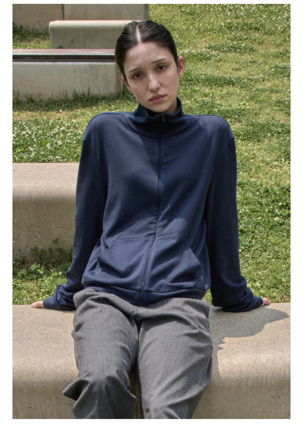 mudule neck zip 3 size night 상품이미지1