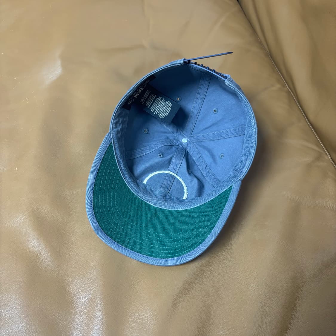 RRL 더블알엘 랄프로렌 폴로 윙로고 6패널 볼캡 모자 미드나잇 블루 상품이미지6