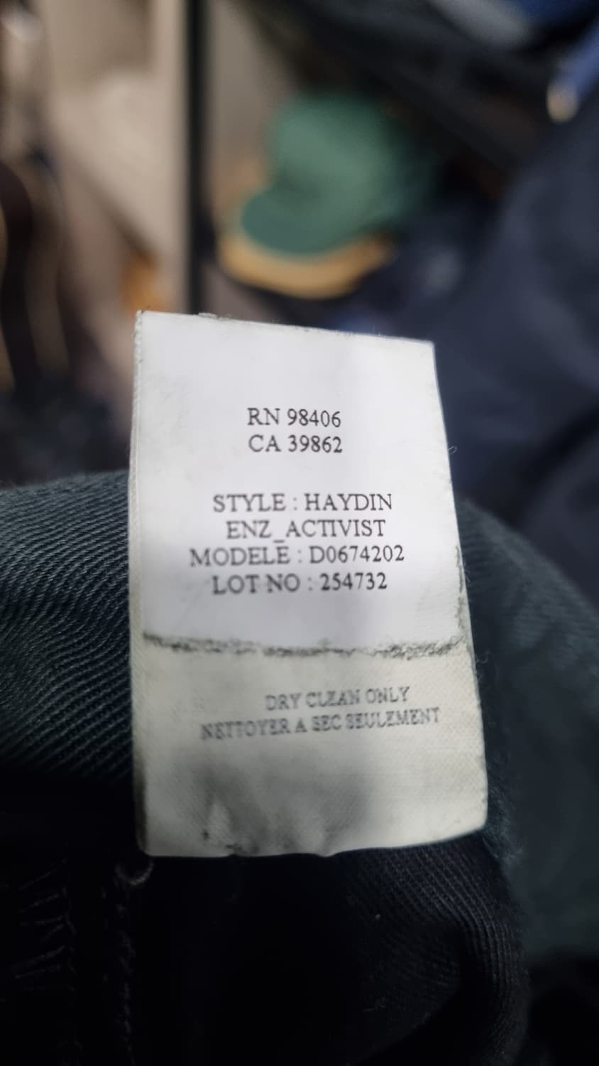 띠어리)) 슬림핏 남성 면바지 허리35(허리반품46) 상태깔끔 상품이미지5