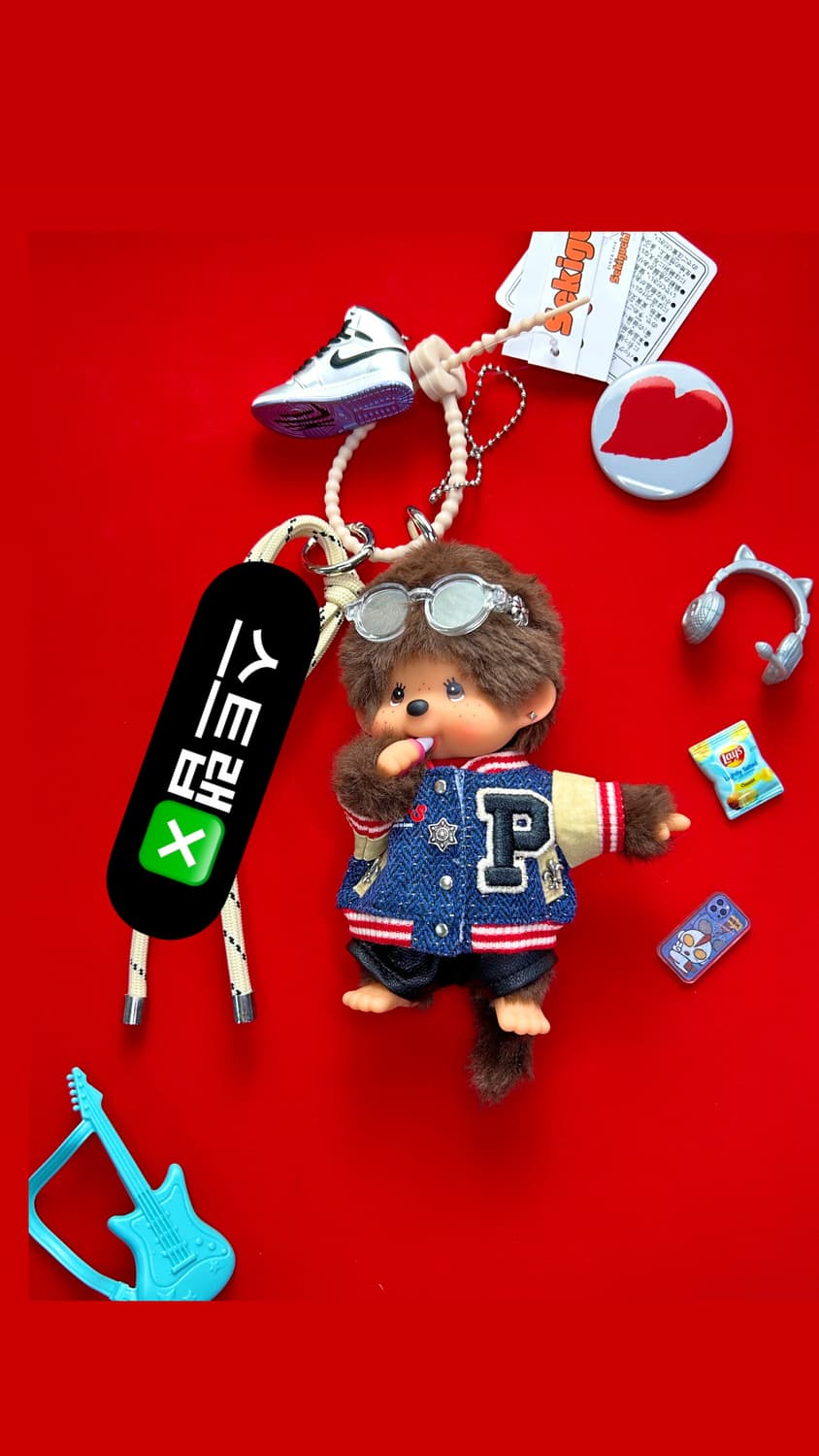 힙보이👓몬치치 커스텀 (오리지널 기본 미니 키링ss사이즈) 상품이미지1