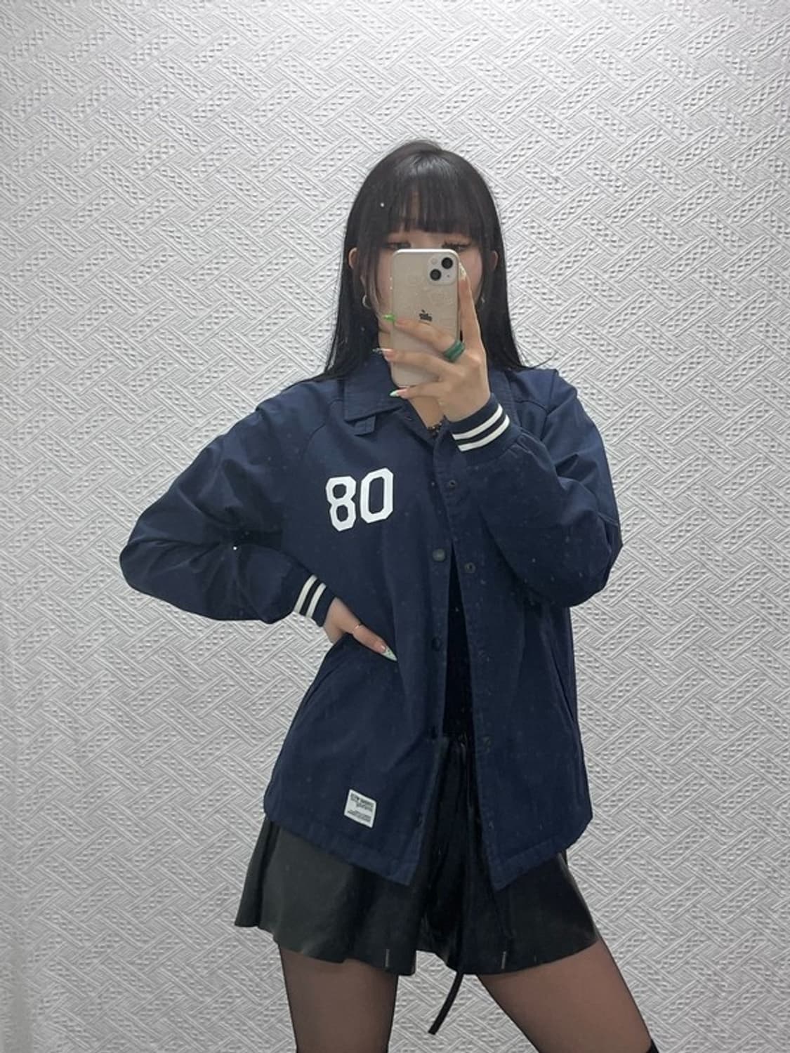 커버낫 올드스쿨 레트로 빈티지 바시티 자켓 M C09273 상품이미지1