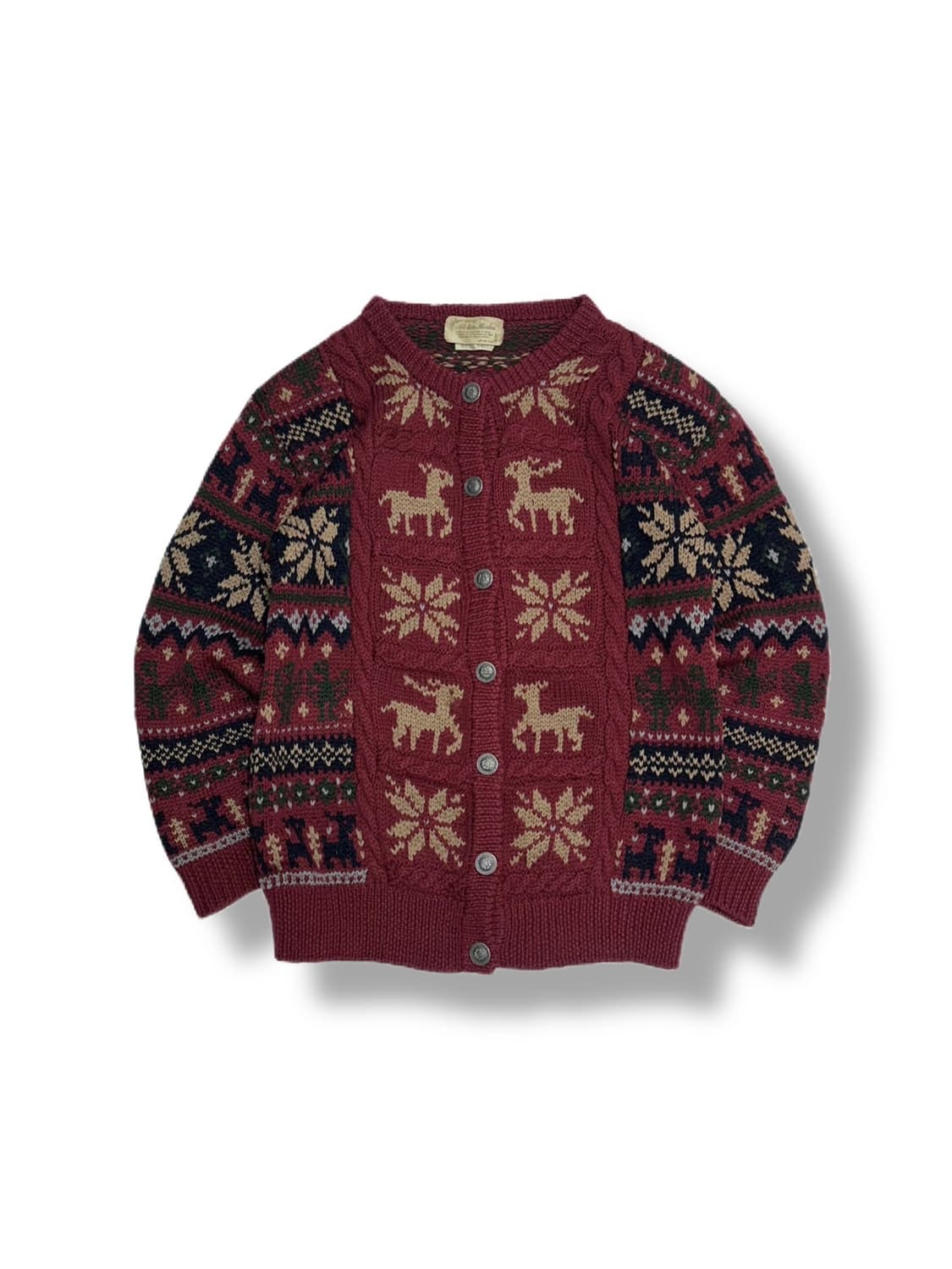 Atelier Meiku 에스닉 코위찬 니트 가디건 일본빈티지 상품이미지1