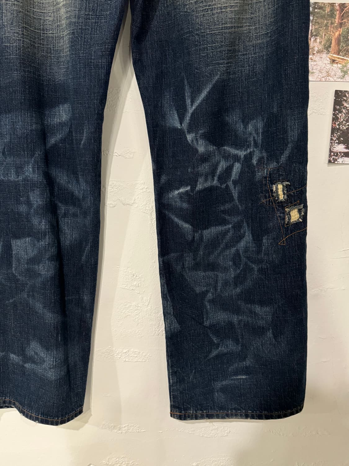 워싱 데님 팬츠 상품이미지8