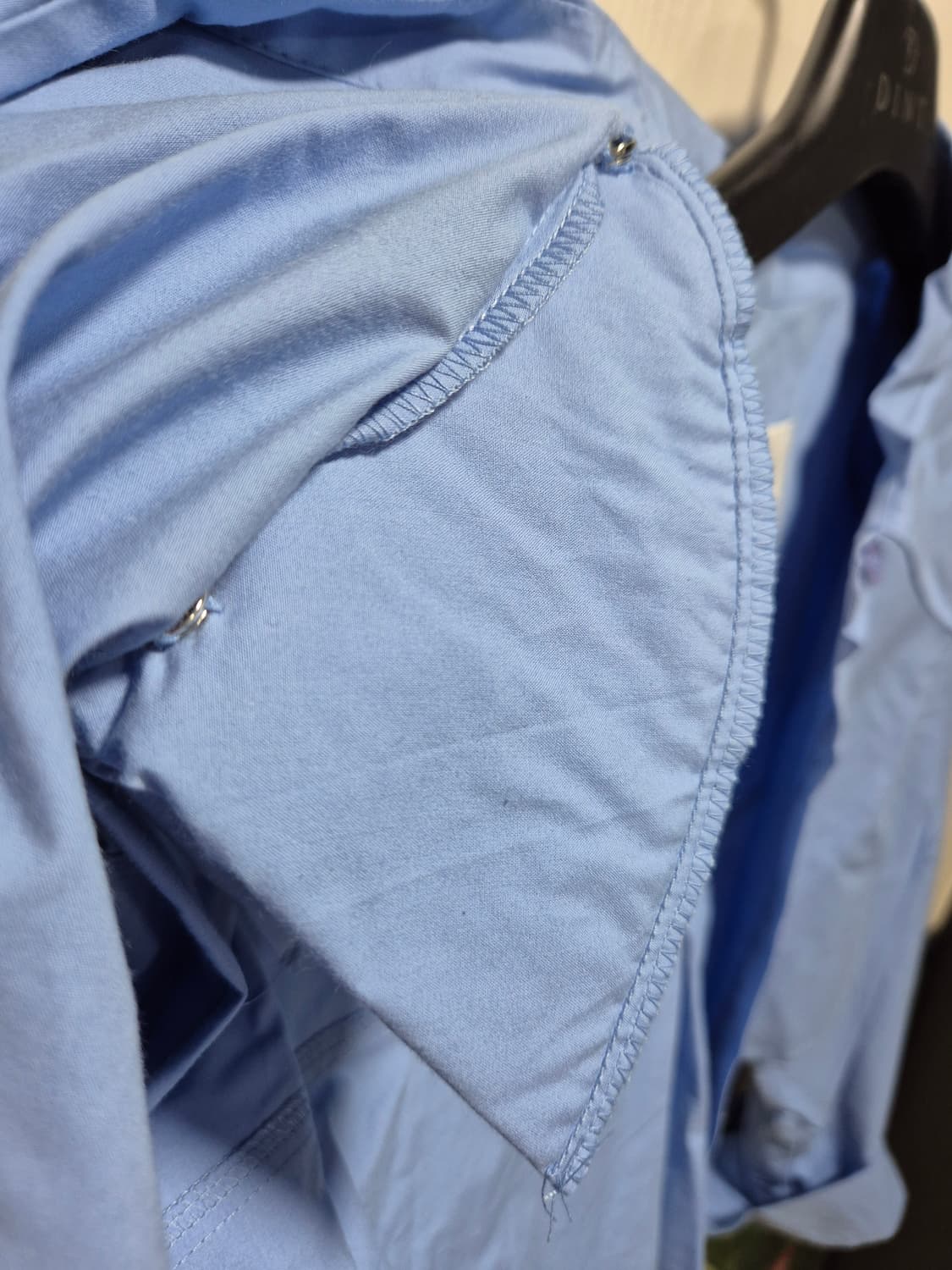 (세일)(새상품)DINT 딘트 소라색 크롭 셔츠 상품이미지8