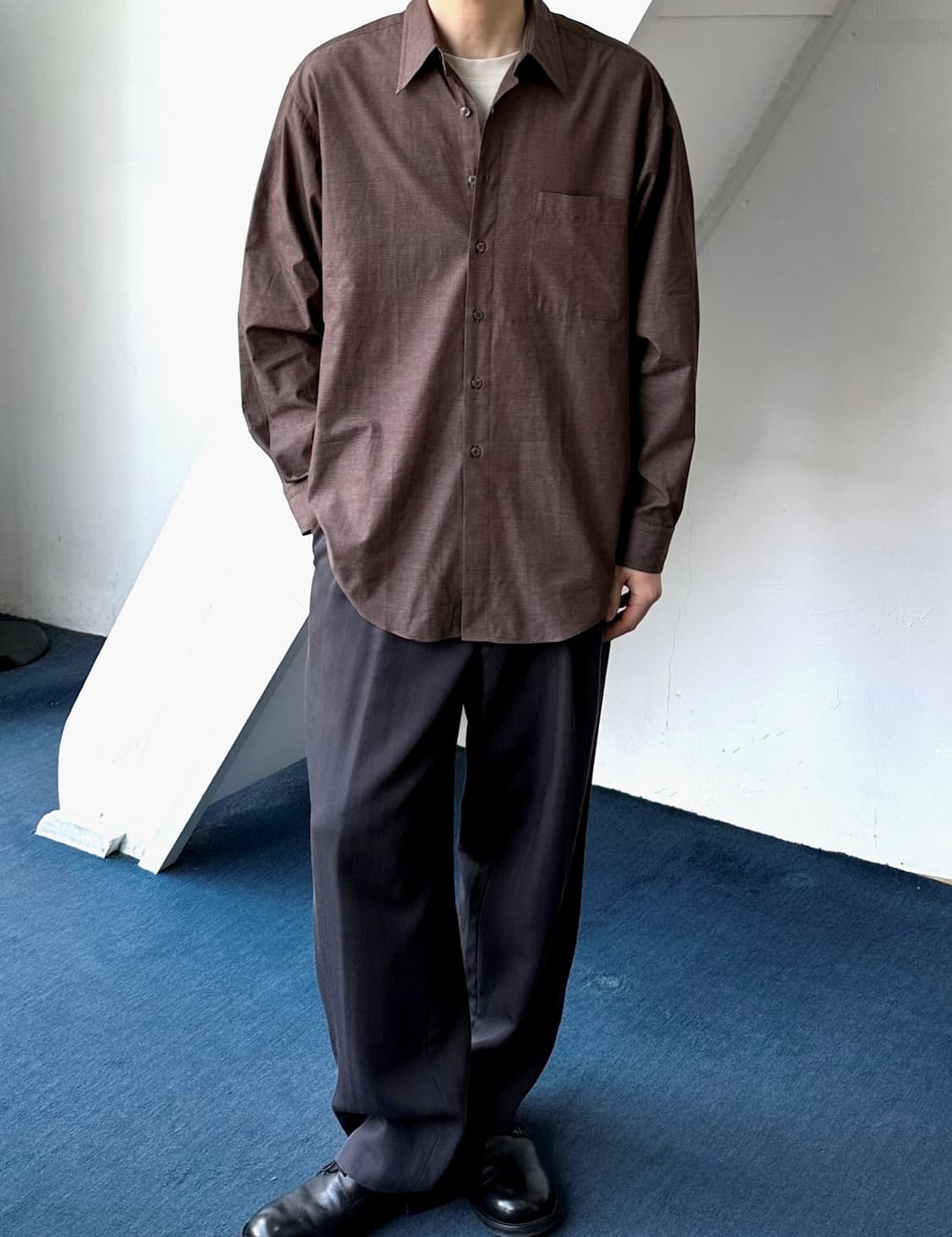 Light fabric pin stripe shirt 상품이미지7