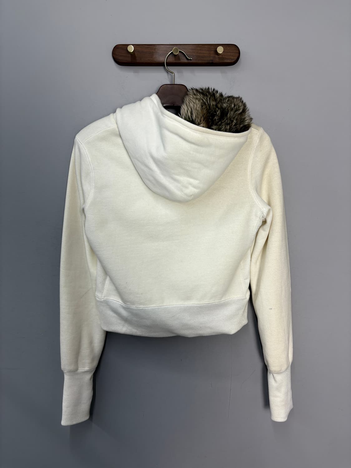 아베크롬비 빈티지 울프죠 y2k 퍼 후드집업 A3577 상품이미지4