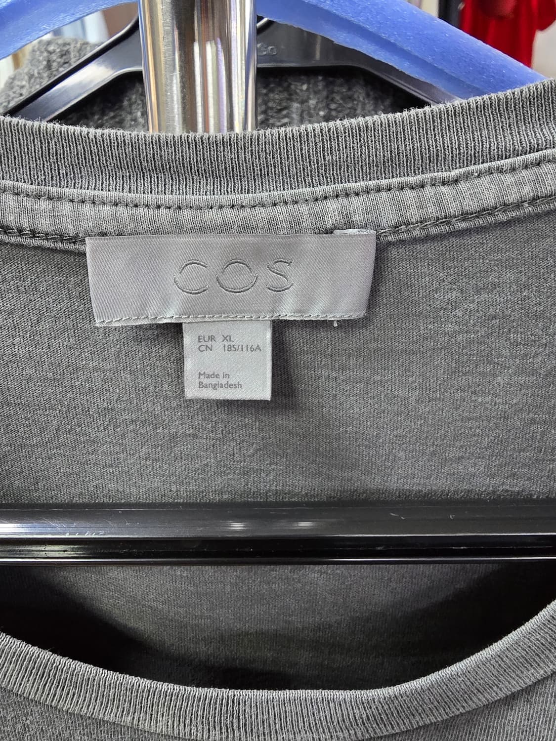 COS 코스 회색 반팔 티셔츠 (1396) 상품이미지3