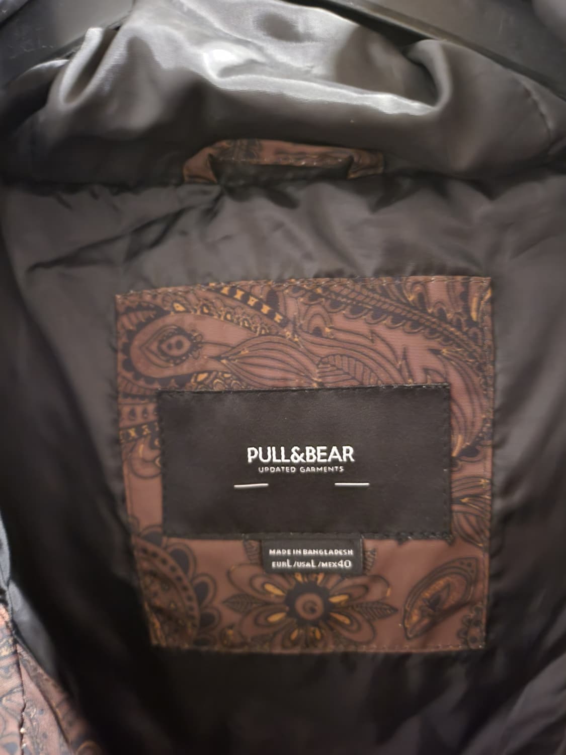 풀앤베어 헤이즐넛 패턴 패딩 105사이즈 상품이미지3