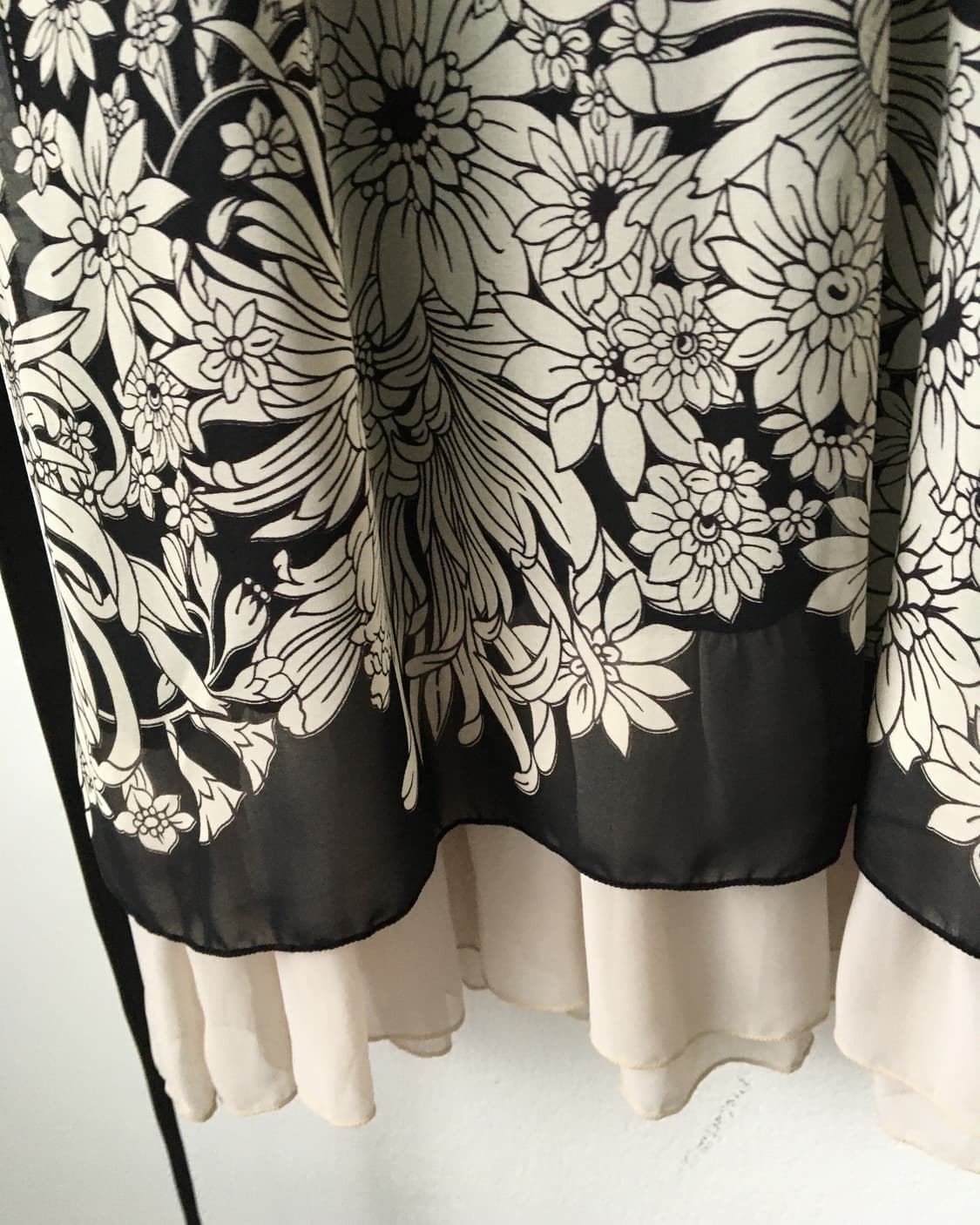 Crochet trimming flower pattern onepiece 상품이미지7