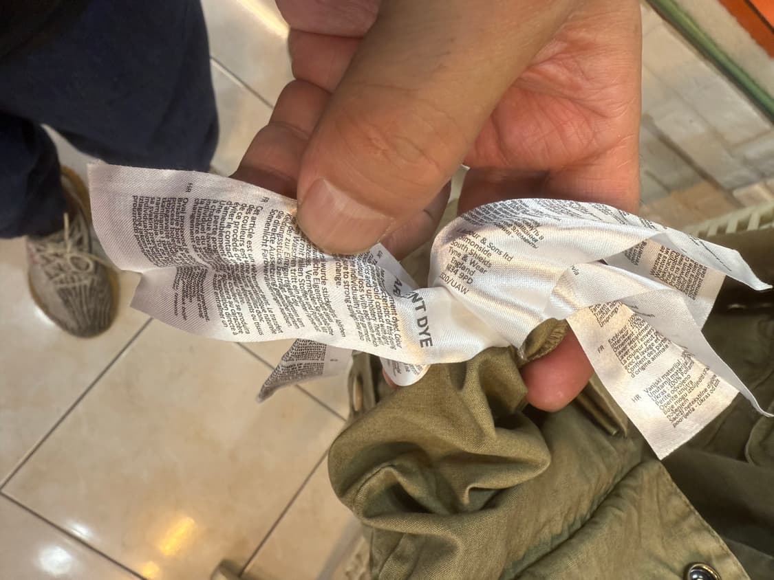 95-100 정품 바버+엔지니어드 가먼트 자켓 20ss 팝니다 상품이미지5