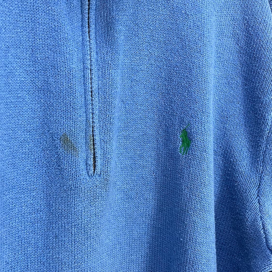 [2XL]POLO 폴로 니트 반집업 상품이미지7