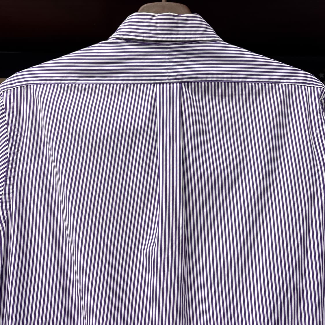 00s 폴로 랄프로렌 클래식 스트라이프 버튼다운셔츠 퍼플 N1164 상품이미지5
