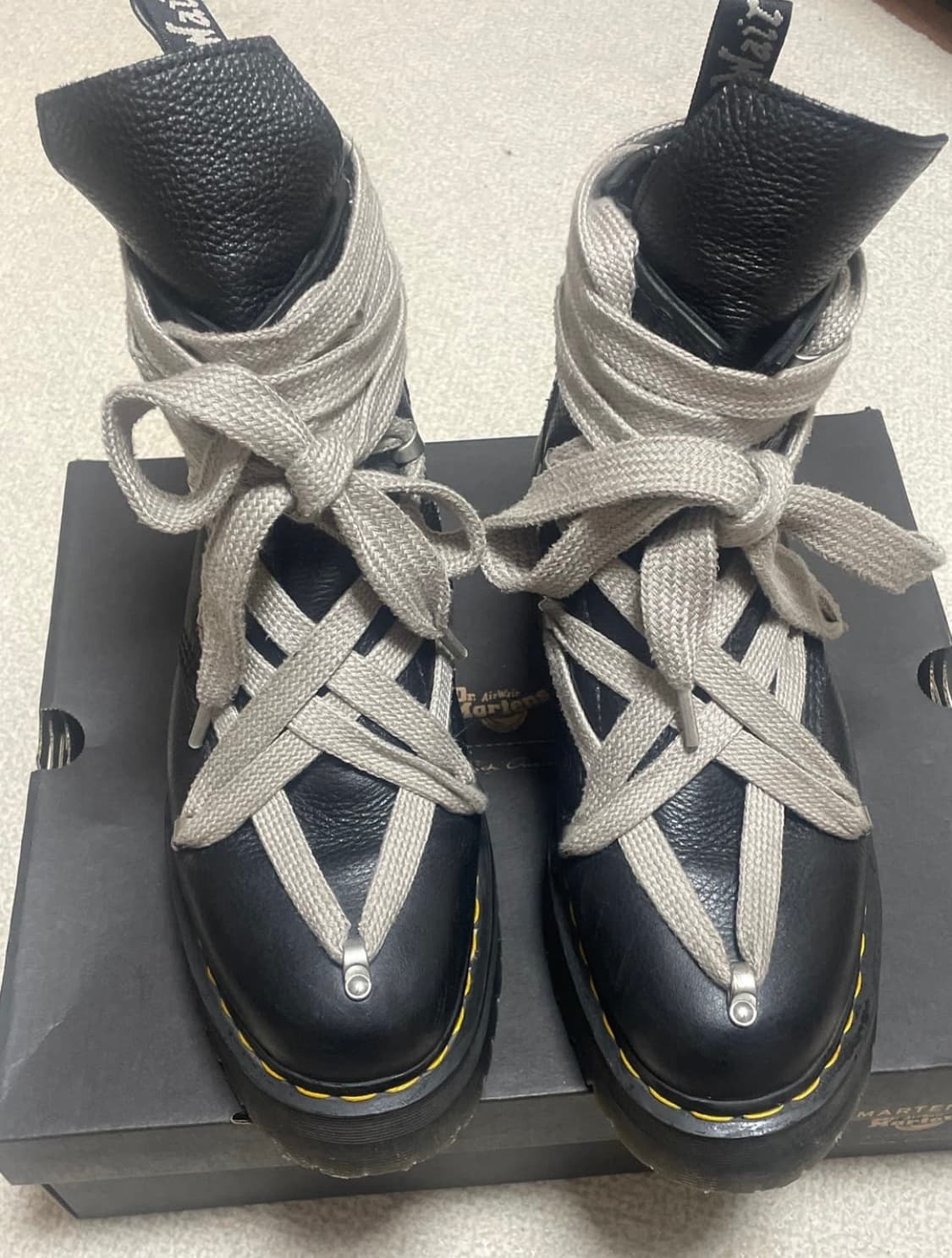 290) 릭오웬스 닥터마틴 1460 RO 상품이미지2