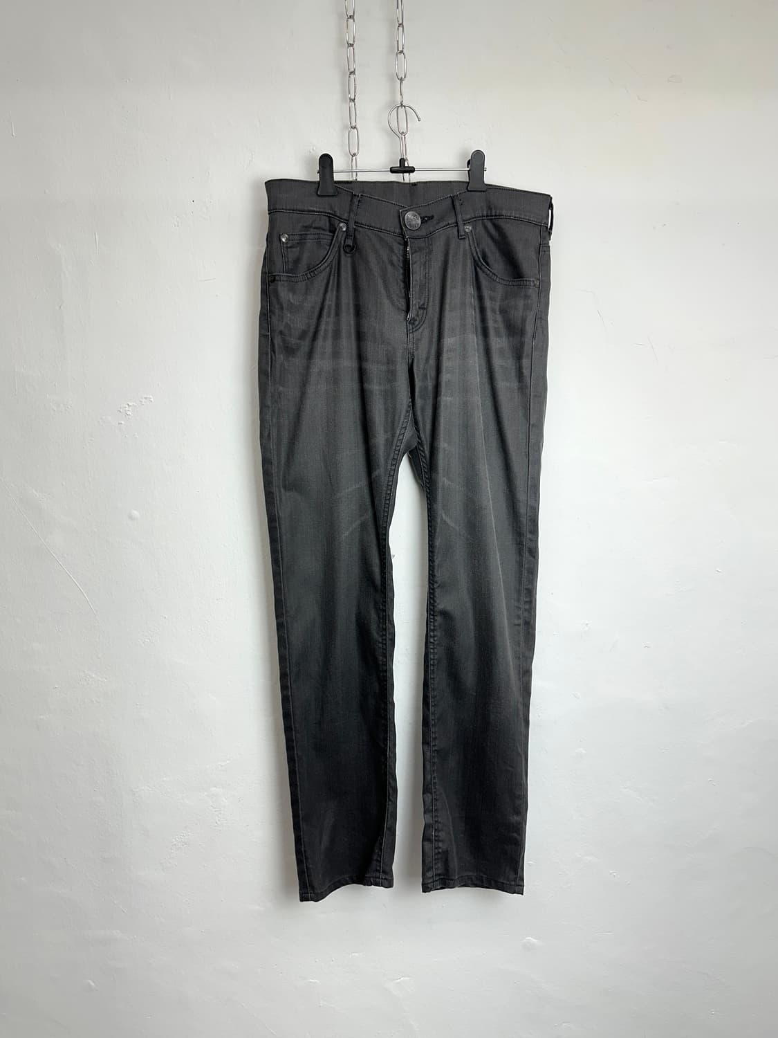 Lee Riders 2000s Faded Black Denim Pants 상품이미지4