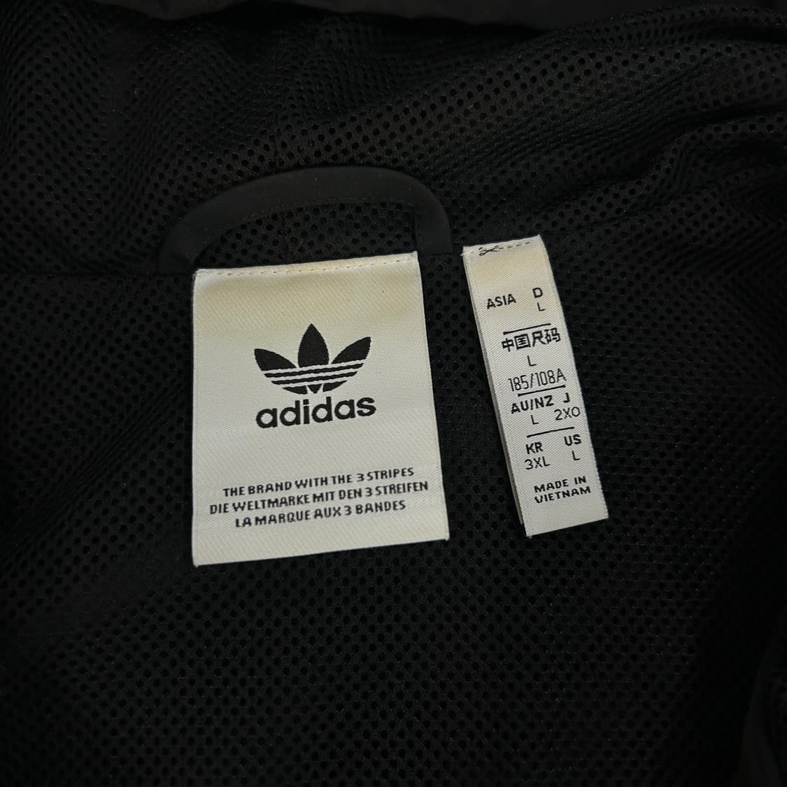 아디다스 블랙 후드 바람막이 자켓 3XL 상품이미지2