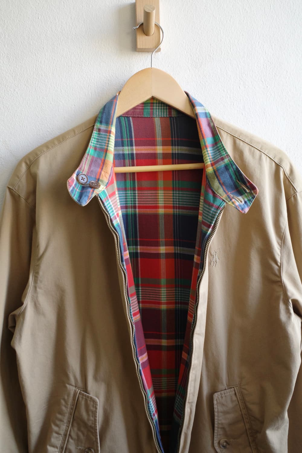 폴로 리버시블 치노 마드라스 자켓 상품이미지5
