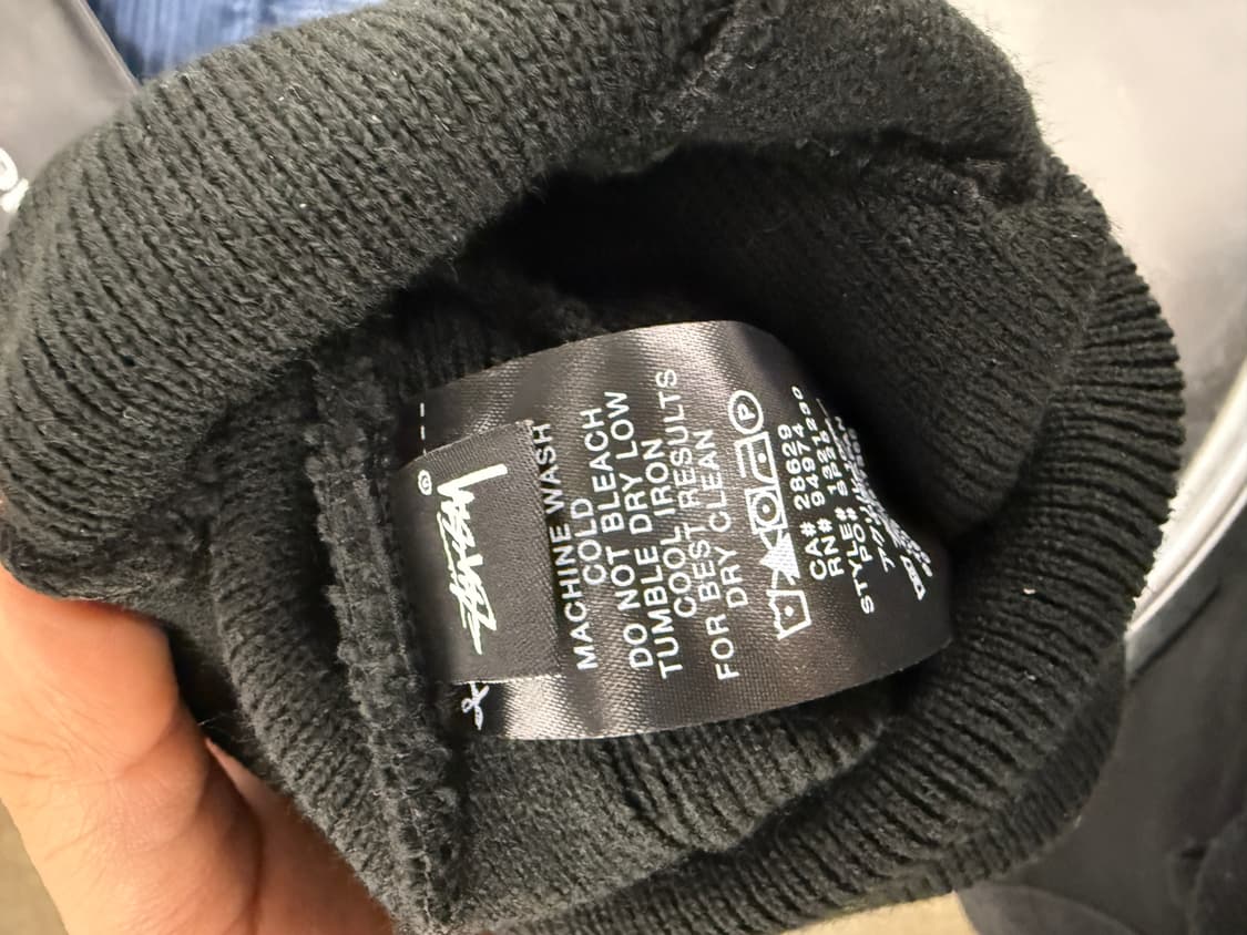 스투시 스컬캡 넘버4 블랙니트 비니 상품이미지3