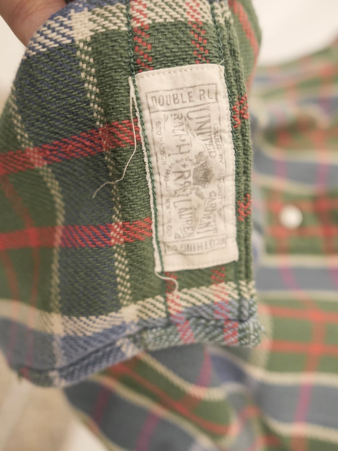 RRL 웨스턴 체크 셔츠 상품이미지6