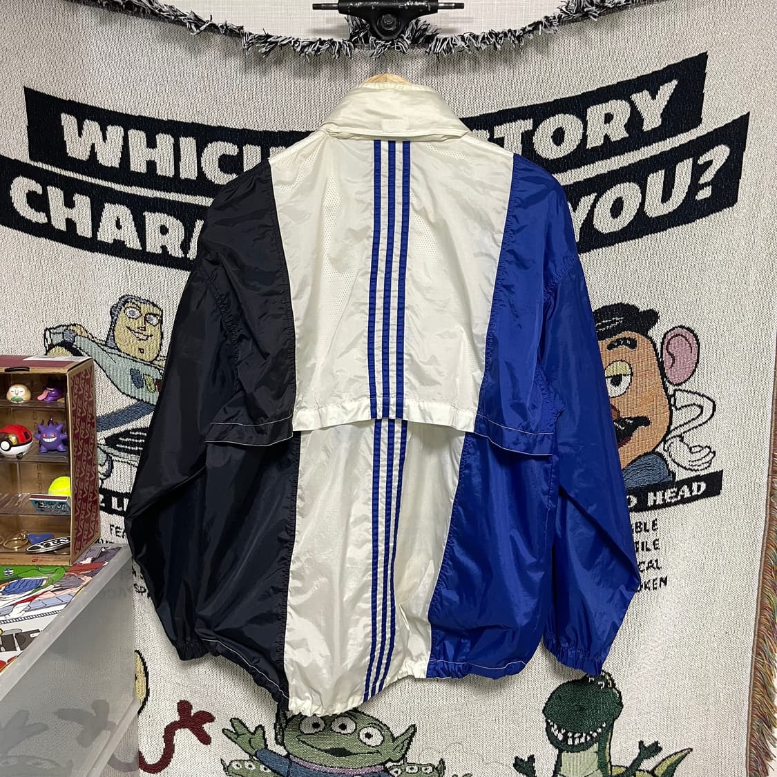 90s 아디다스 컬러블록 바람막이 상품이미지5