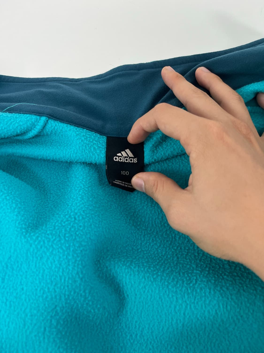 [100] 아디다스 y2k 배색 후리스 상품이미지4