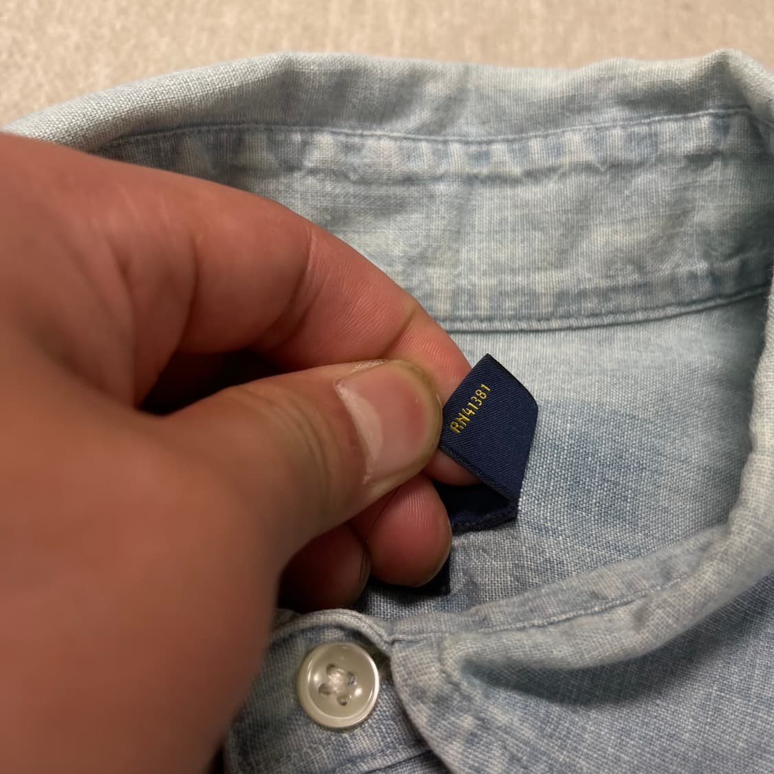 100 폴로 랄프로렌 데님 셔츠 상품이미지4