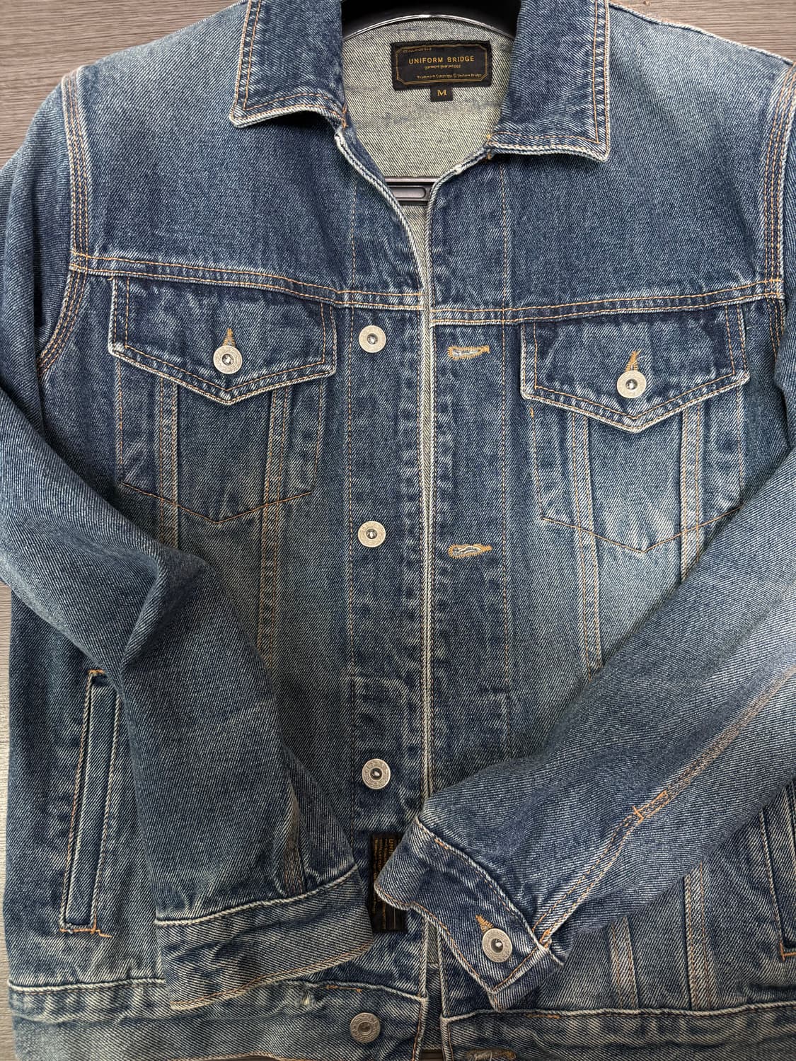 유니폼브릿지 데님 청자켓 상품이미지1