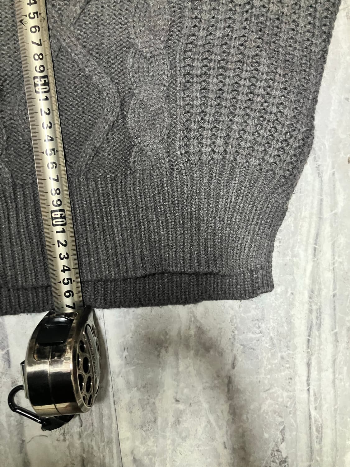 일본빈티지 Grl 하구미모리걸 할메카지 아방핏 반폴라 모크넥니트스웨터 상품이미지3