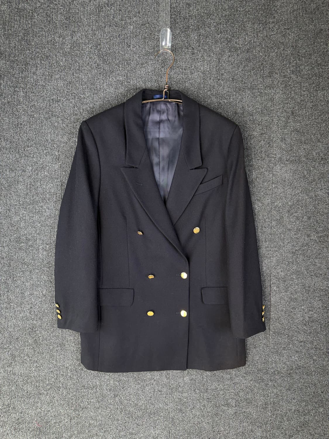 버버리 금장버튼 더블 블레이저 상품이미지1