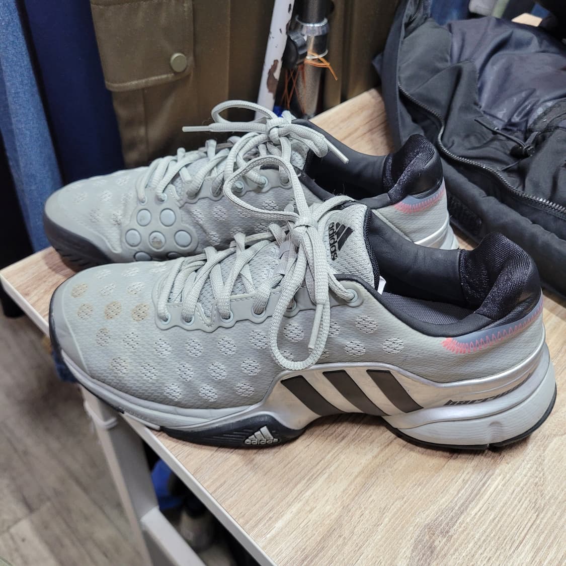 Adidas 아디다스 바리케이드 테니스화 회색 운동화 상품이미지1