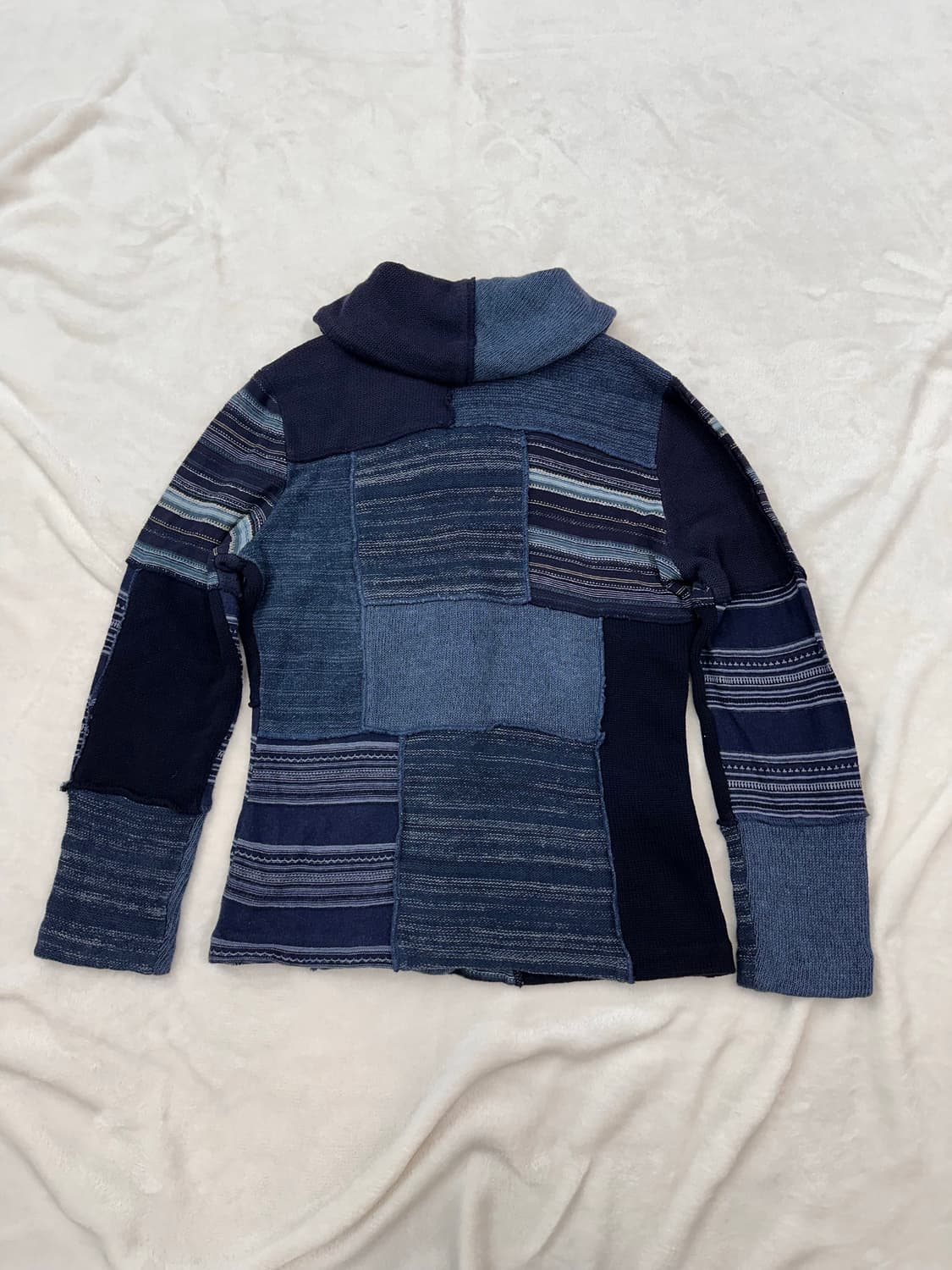 (M)랄프로렌 진스 인디고 패치워크 가디건 상품이미지5