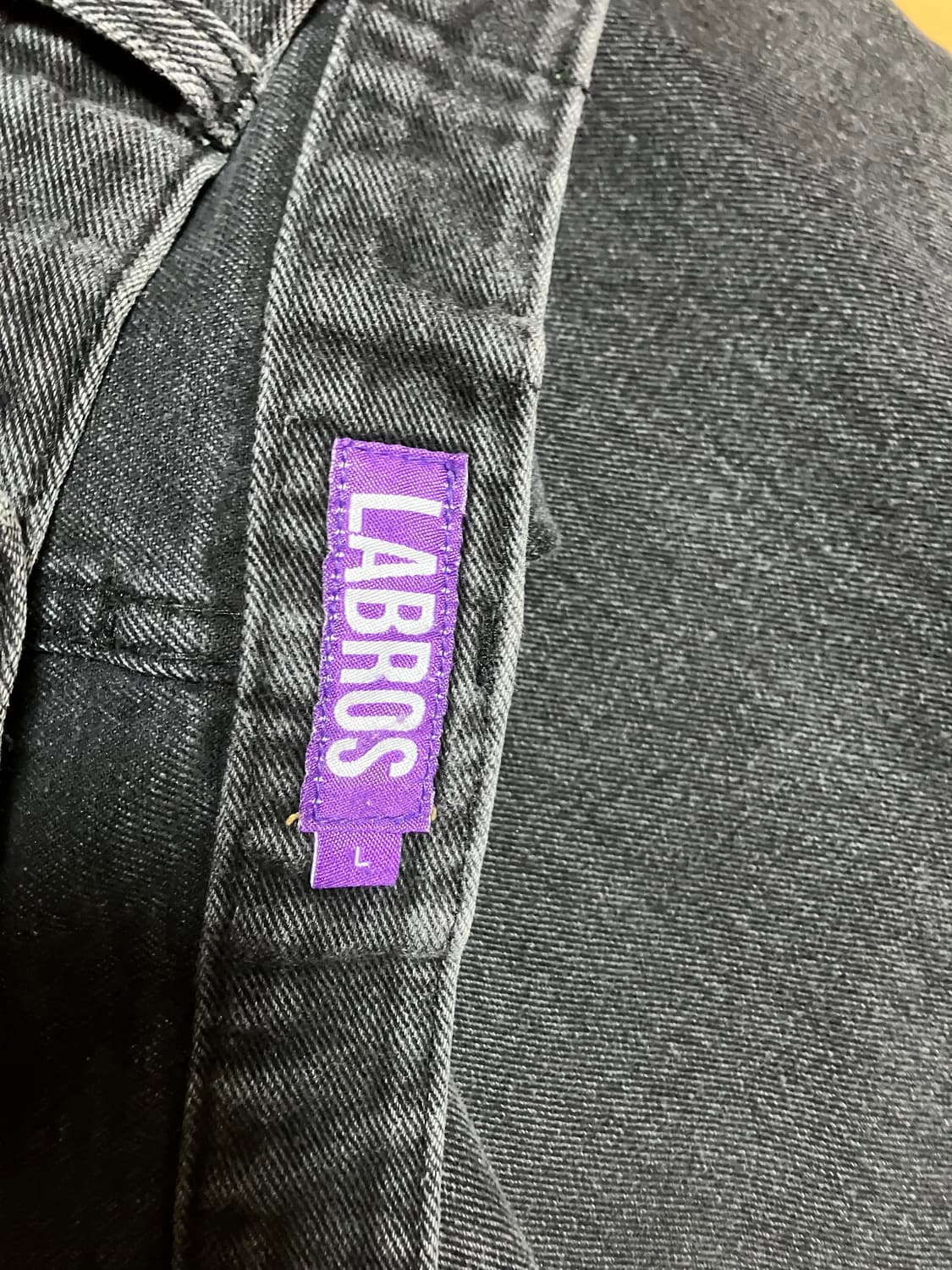 데이지 배기 데님 블랙 L 상품이미지7