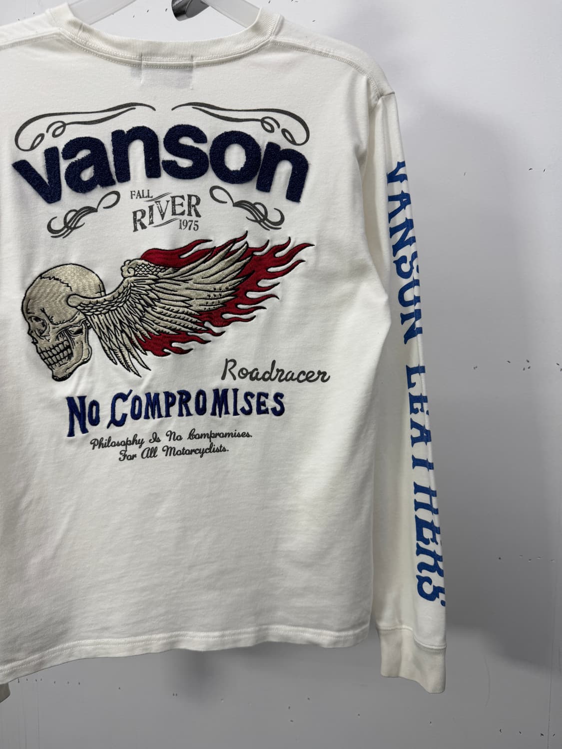 Vanson skull head long sleeve 상품이미지4