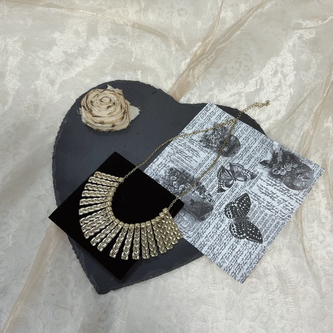 빈티지 꽈배기 체인 목걸이 상품이미지2