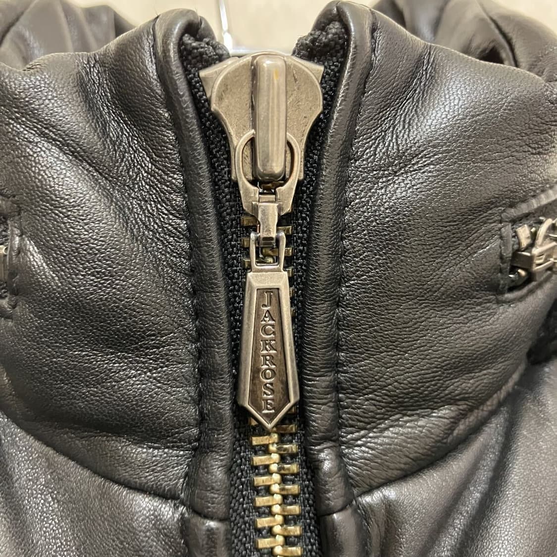 Jack rose 투웨이 레더 패딩 자켓 상품이미지4