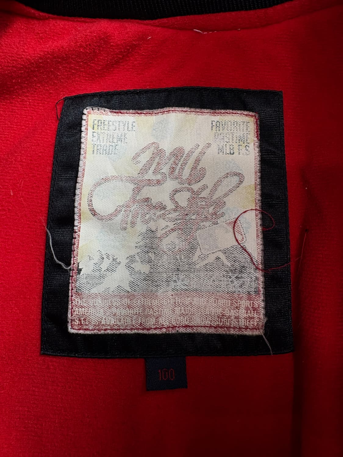 00s MLB 화이트 삭스 사틴 바시티 자켓 2707 상품이미지4