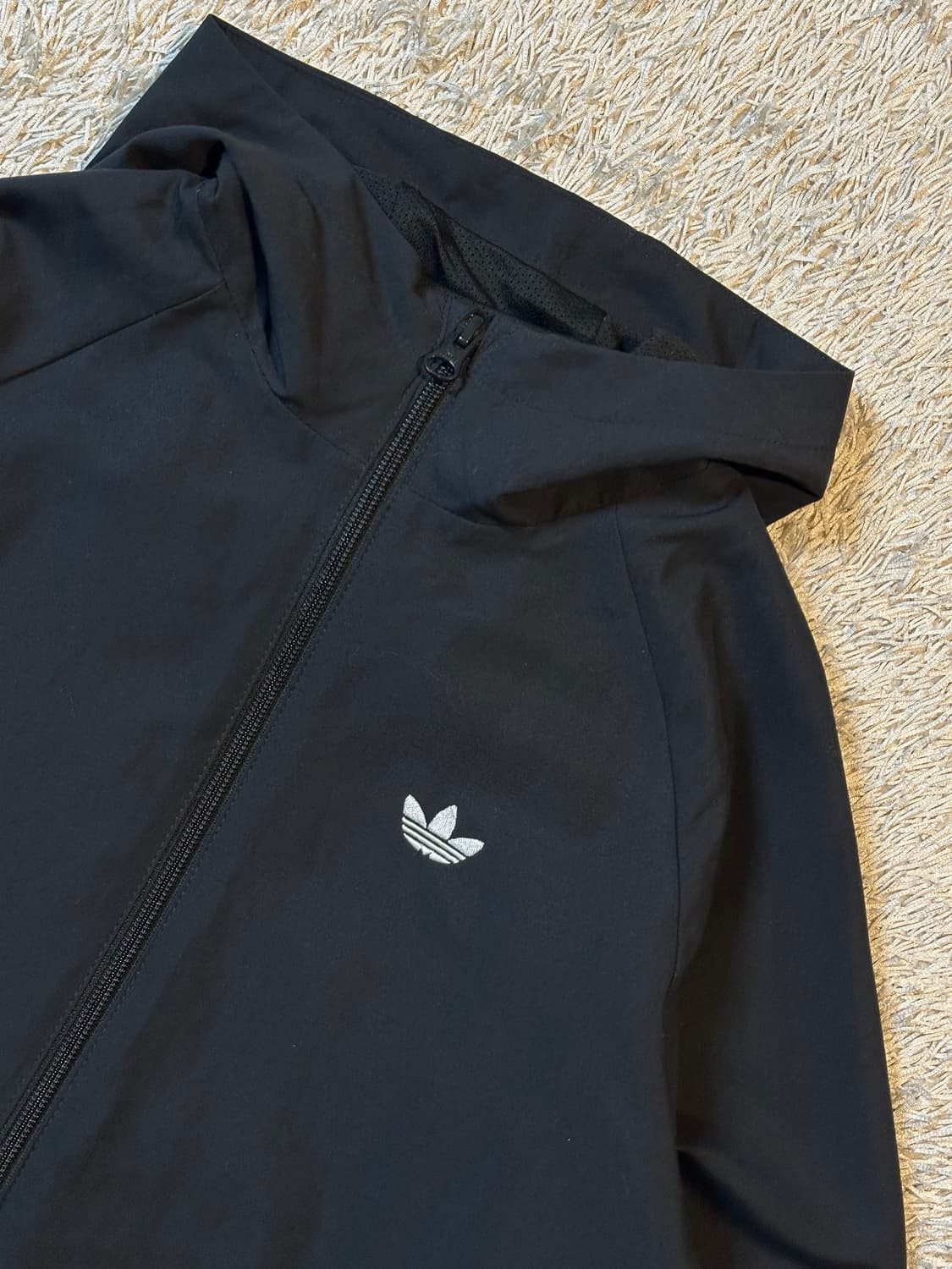 아디다스 ADIDAS 파이어버드 후드 바람막이 자켓 블랙 상품이미지2