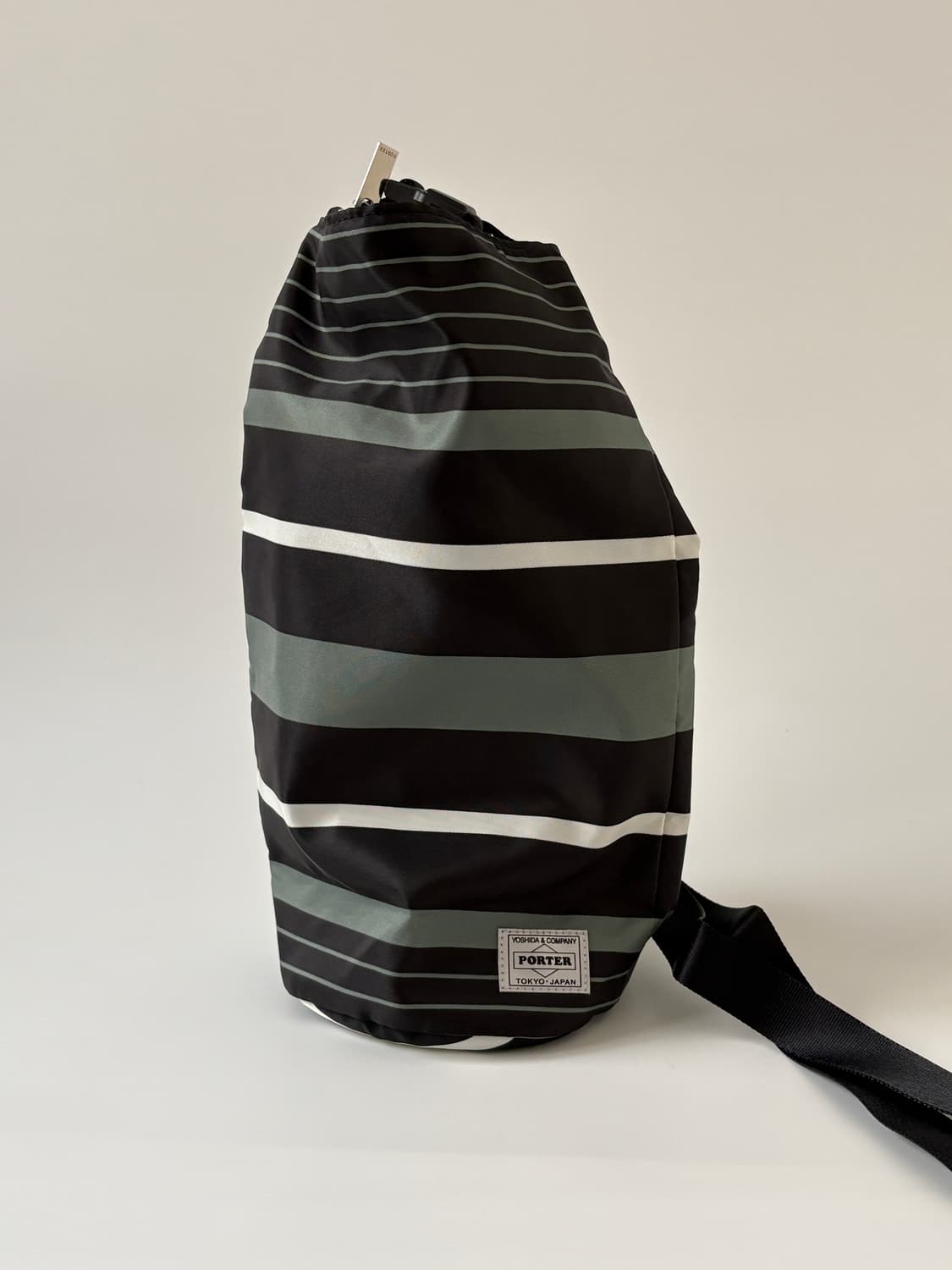 요시다포터 NOMA td 노마티디 실린더 숄더백 그레이 스트라이프 새상품 상품이미지4