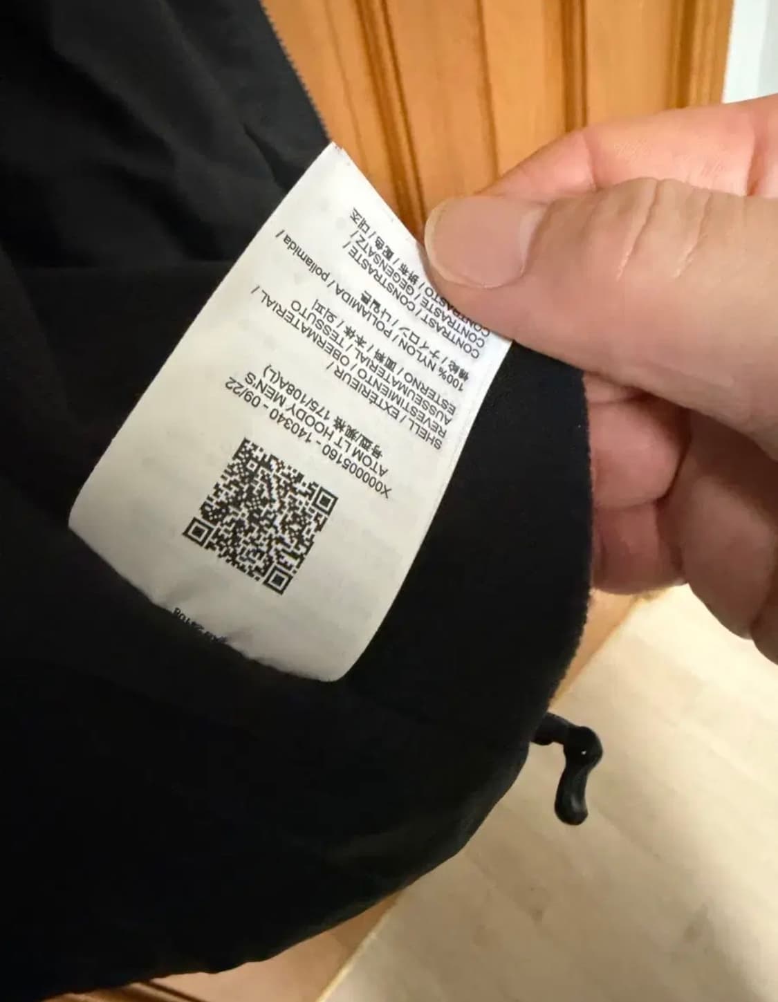 아크테릭스 아톰후디 블랙L 상품이미지4