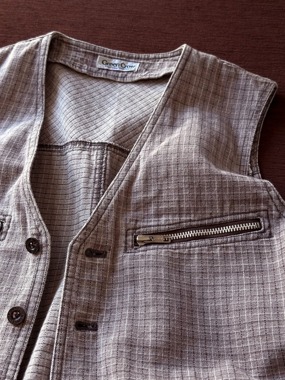Dry cotton fabric work design vest 상품이미지2