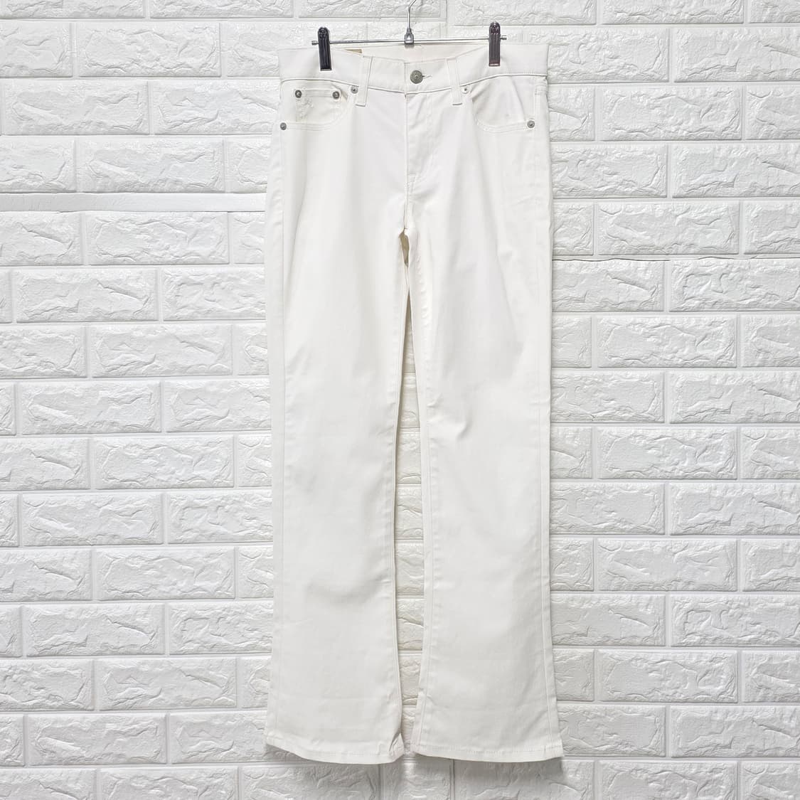 택포_ 폴로 랄프로렌 여성 화이트 팬츠 27인치 상품이미지1