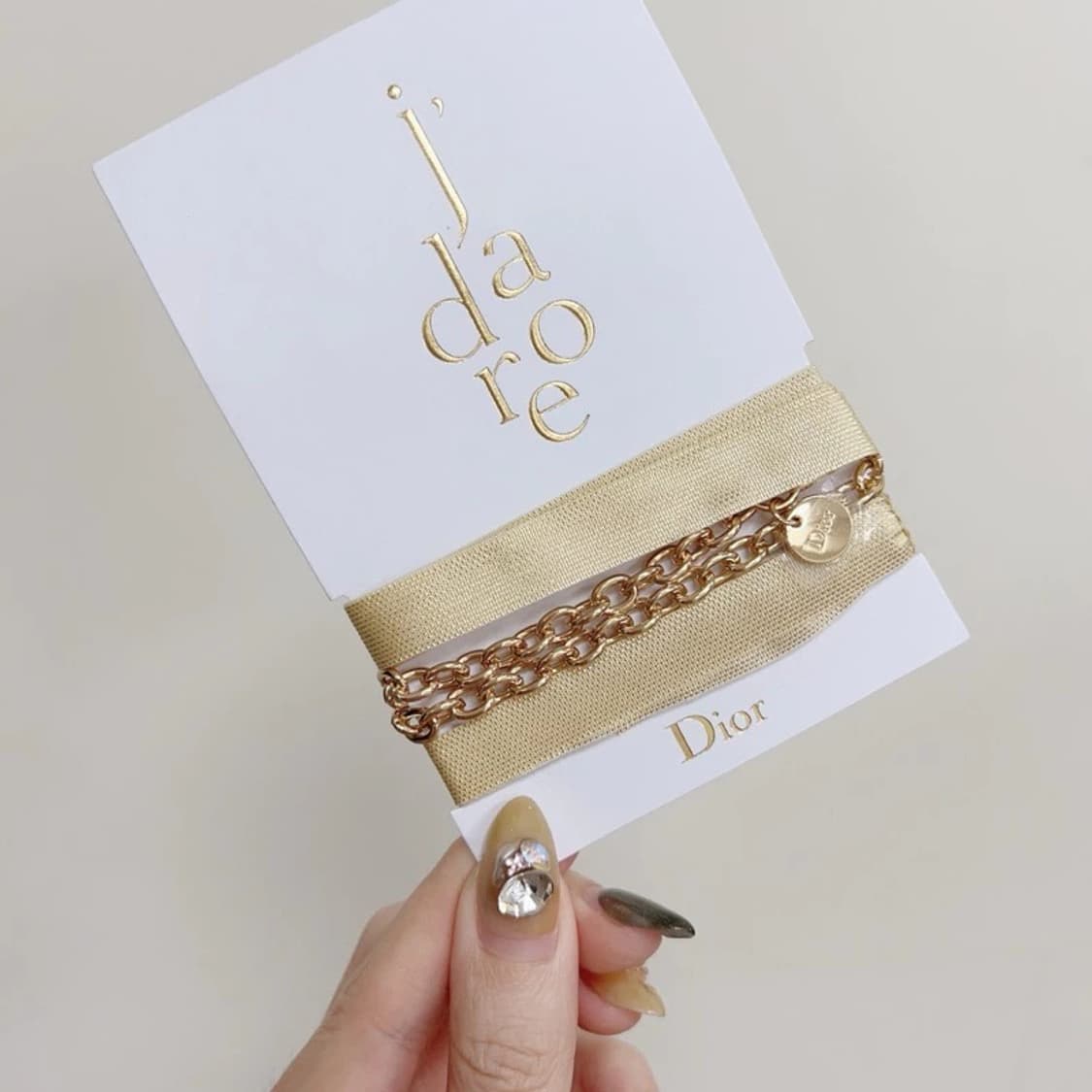 디올 뷰티 체인 팔찌/초커 목걸이/헤어밴드 상품이미지1