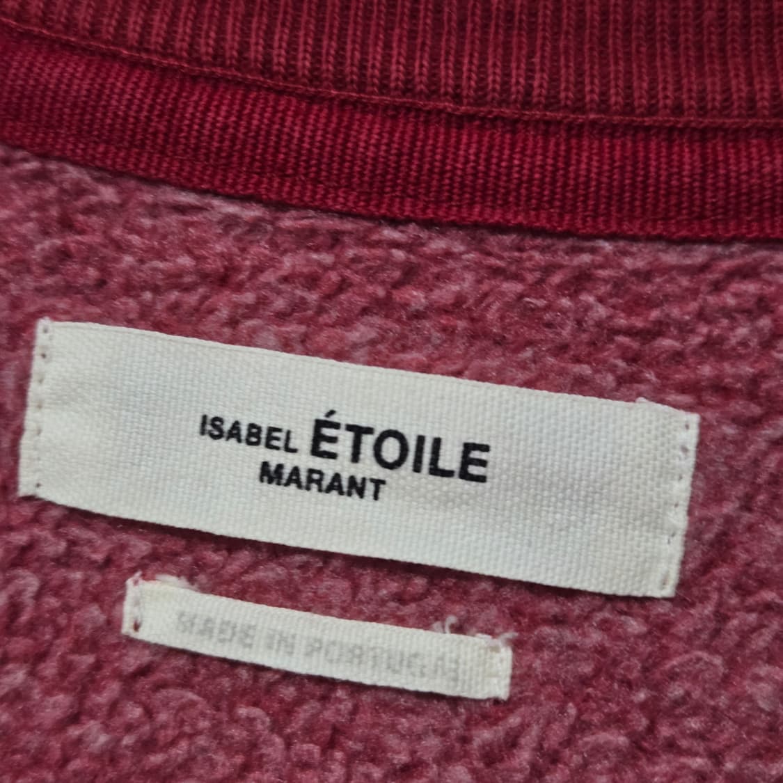 이자벨마랑 벨벳로고 맨투맨/ 여성 맨투맨/ 여자 맨투맨  상품이미지2