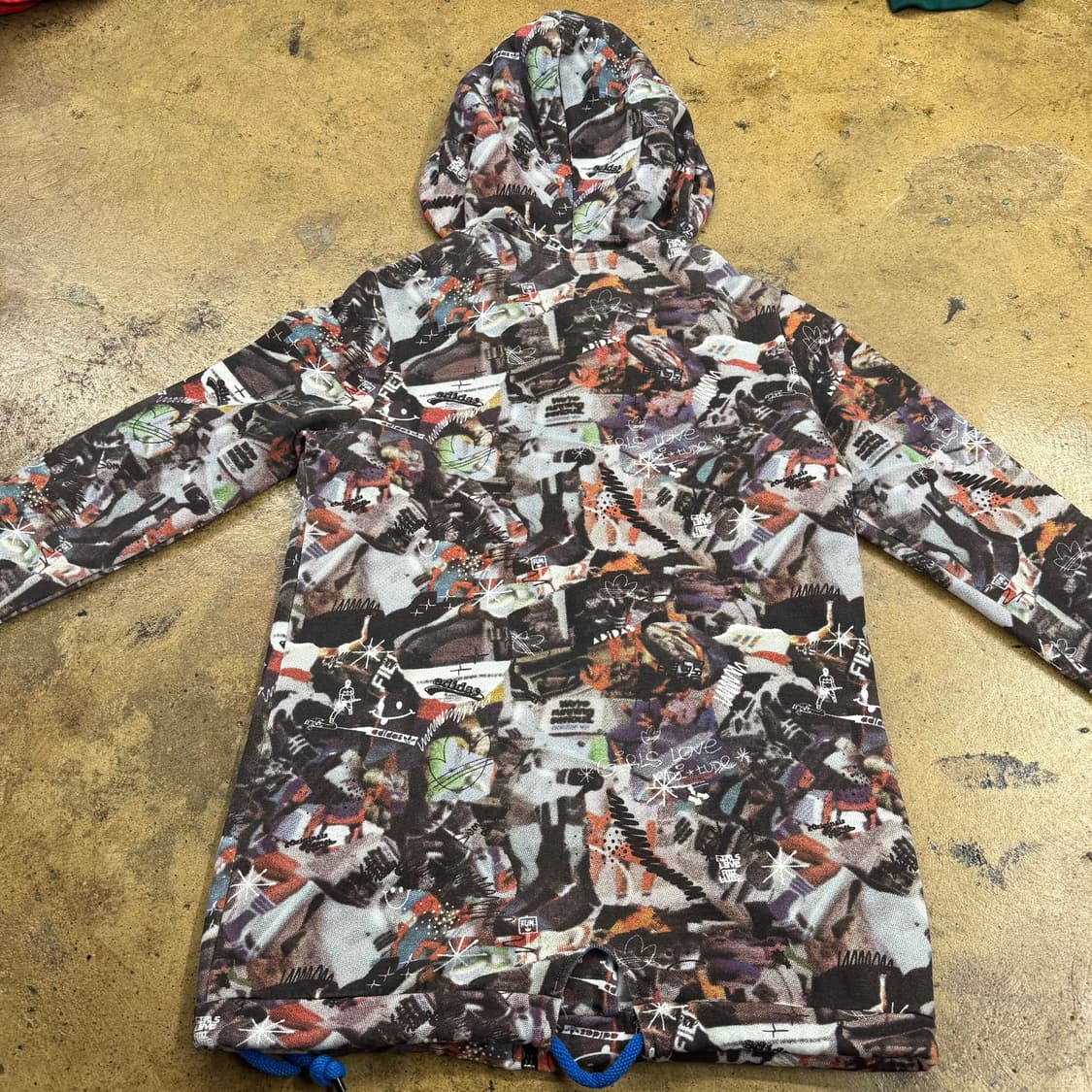 [정품/100] 아디다스 패턴 후드집업 b14 상품이미지4