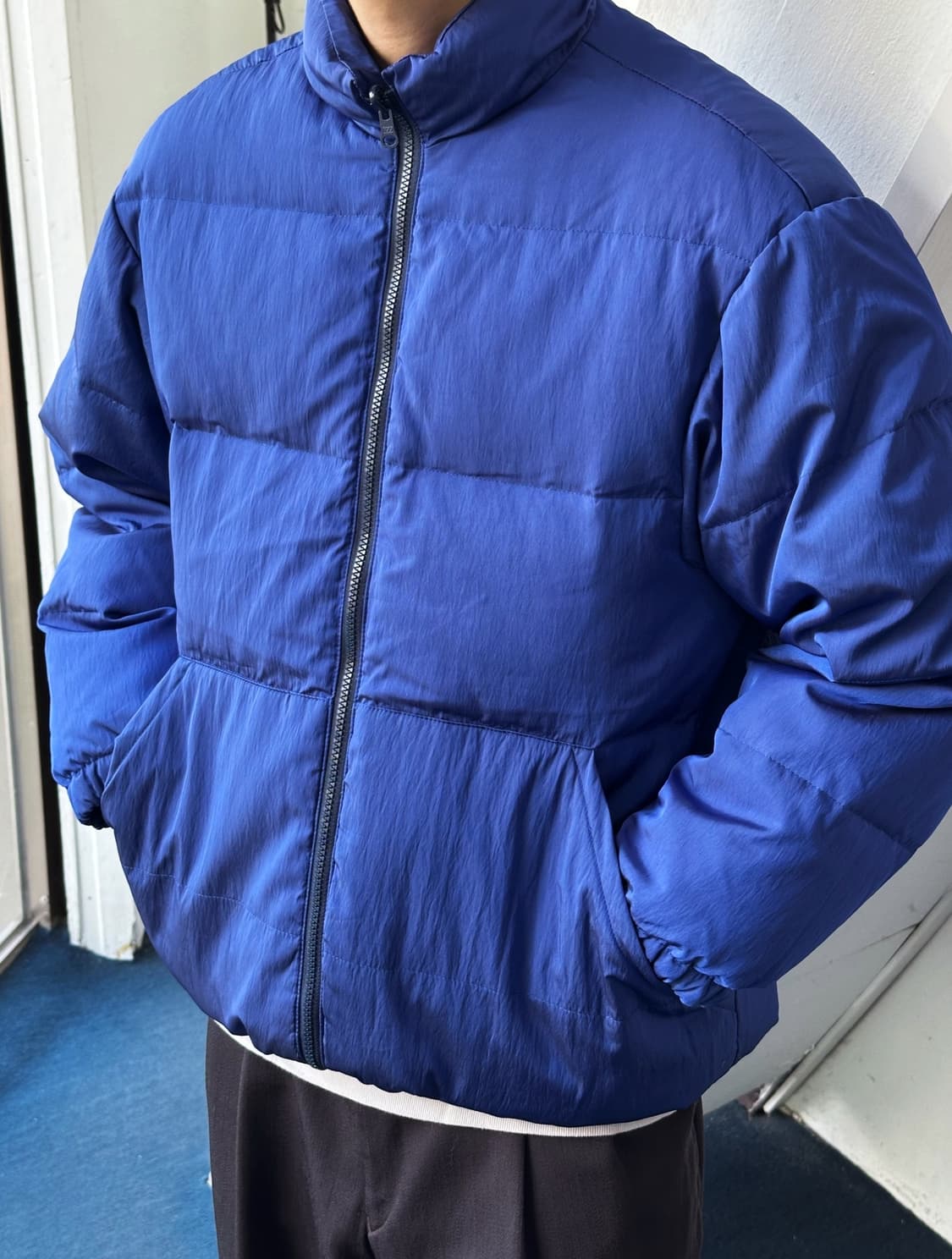 High gauge poly nylon string down parka 상품이미지10